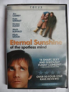 DVD Eternal Sunshine Spotless Mind Widescreen Great Condition Jim Carrey - Picture 1 of 3