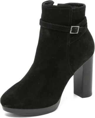 Joie Women's Denez Boot Suede, Black, Platform Chunky Heel 8.5 M US/38.5 EU - Image 1 of 4