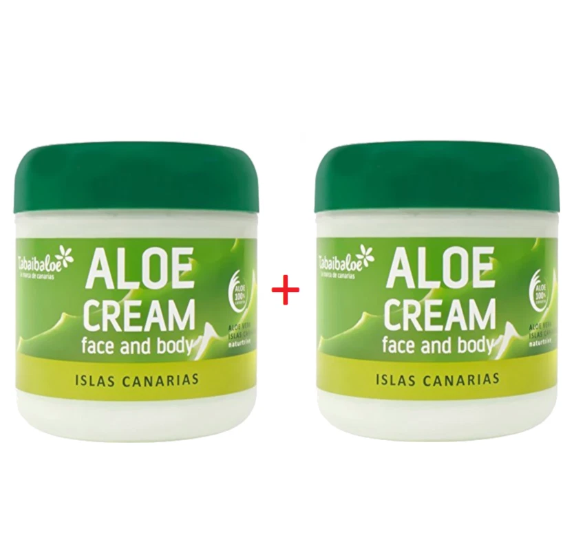 Tabaibaloe 2x Aloe Vera Körpercreme + Gesichtscreme 300ml **ORIGINAL KANARISCH**