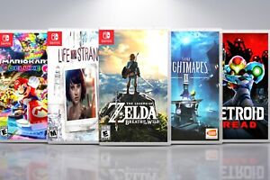 Replacement Nintendo Switch Covers and Cases. Titles L-M.  !!No Game Included !!