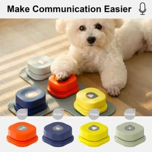 Master Talking Dog Buttons for Communication Dog Recordable Brain Game Set of 4 - Picture 1 of 19