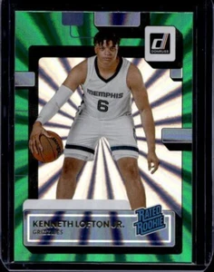 2022-23 Panini Donruss Kenneth Lofton Jr. Green Laser #250 Memphis Grizzlies - Picture 1 of 2
