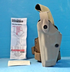 COYOTE SAFARILAND HOLSTER 6005-73 BERETTA 92 LH BELT LOOP FLAT DARK EARTH COYOTE - Picture 1 of 8