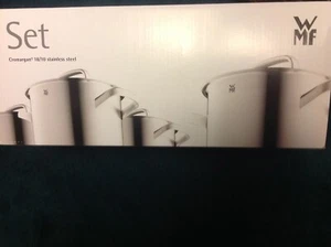 New WMF 0723046380 WMF Provence Plus 7 Piece Cookware Set, Stainless Steel - Picture 1 of 1
