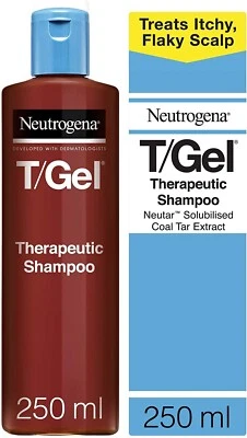 Xampu Neutrogena T/gel com extrato de alcatrão de carvão, peso 250 ml, frete grátis - Imagem 1 de 3