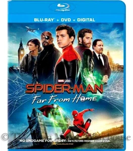 Authentic New Spiderman Spider-Man Far From Home Blu-ray DVD & Digital Copy Code - Picture 1 of 2