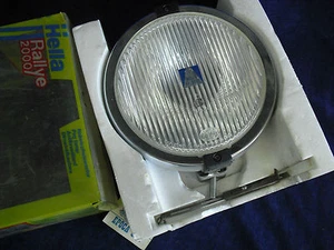 HELLA RALLYE 2000 FENDINEBBIA TRASPARENTE CM 19 DIAMETRO   FOG LAMP NOS - Foto 1 di 1