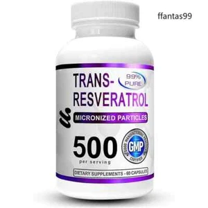 Suplemento de resveratrol trans 500 mg - Imagen 1 de 6