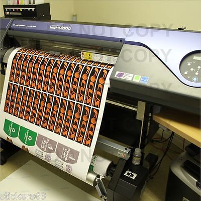 10 Metres Custom Printed Vinyl Stickers Decals Labels Business Many Uses • 119.99£