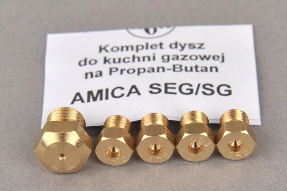 Gasherd Gaskochfeld Ersatzdüse Gasdüse für Propan Butan (LPG) - AMICA SEG / SG I