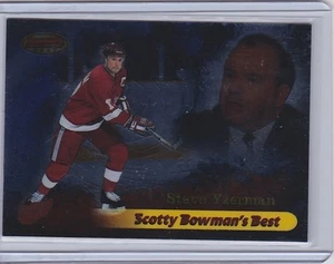 1998-99 BOWMAN'S BEST STEVE YZERMAN SCOTTY BOWMAN'S BEST TOPPS SB7 RED WINGS - Picture 1 of 1