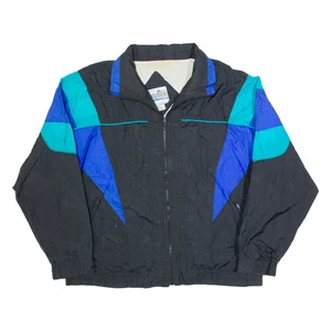 Vintage PACIFIC SPORTS Mens Shell Jacket Black 90s XL - Picture 1 of 6