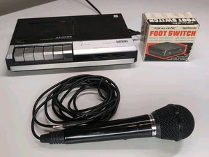 Lloyd's Vintage Cassette Recorder V126 Series w/ Foot Pedal & Mic Plugin/Battery - Picture 1 of 13