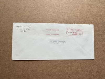 Puerto Rico 1964 Meter Cover +Caribbean Org PR +US Tariff Commission +Sec Bent - Image 1 of 2