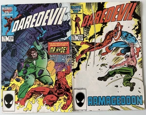 DAREDEVIL NUMBER 'S 233 & 235. 1ST SERIES. (2 ISSUE 1986 LOT). - Picture 1 of 11
