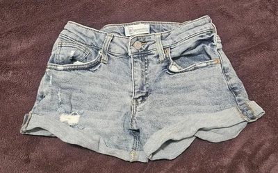 Pantalones Cortos Denim Regeneration By Celebrity Rosa Juniors Talla 3/26 Beach Babe  Foto 1 de 4