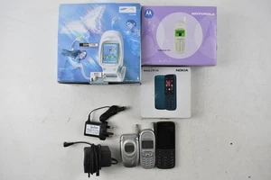 Retro Mobile Phones & Flip Phone Spares & Repairs Samsung Nokia Motorola Boxed - Photo 1 sur 5