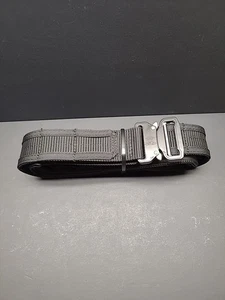 Tactical 2 Inch Battle Belt Black Size Large 37"-43" Waist - Picture 1 of 4