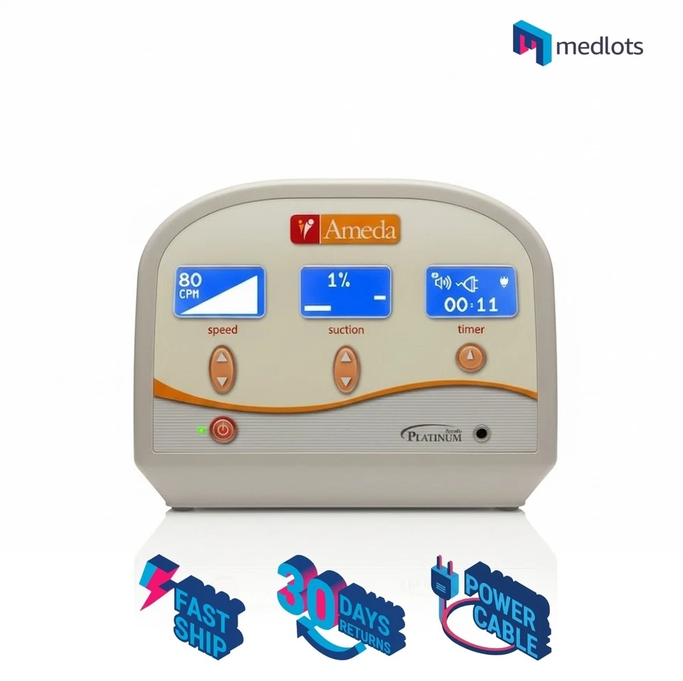 Extractor de leche eléctrico Ameda Platinum grado hospitalario 24508924 con cable de alimentación Foto 1 de 4