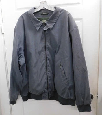 Vintage Weatherproof Garment Co Bomber Jacket Mens Gray Full Zip Classic 4X - Image 1 of 4
