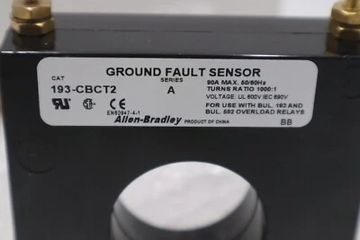 NEW IN BOX Allen-Bradley 193-CBCT2 Ground Fault Sensor 40mm Core #G420A - Image 1 of 3