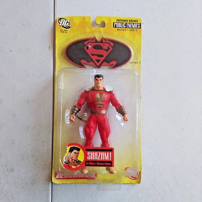 Figura de acción Superman Batman Public Enemies Shazam 6" DC Direct 2009 Foto 1 de 4