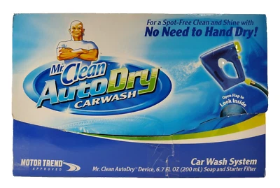 KIT DE INICIO sistema de lavado de autos sin manchas Mr. Clean AUTO DRY ¡NUEVO! Foto 1 de 4
