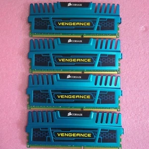Corsair RAM 16GB Kit 4x4GB DDR3 Memory CMZ16GX3M4A1600C9B *Fully Tested Working* - Picture 1 of 6