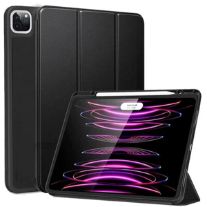 Pour iPad Pro 12,9 pouces 6e/5e/4e génération étui mince folio support en cuir Smart Cover - Photo 1/20