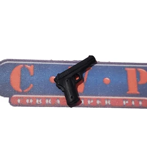 G I JOE Zubehör (mattschwarz) Pistole Handpistole (verschiedene Figuren) - Bild 1 von 1