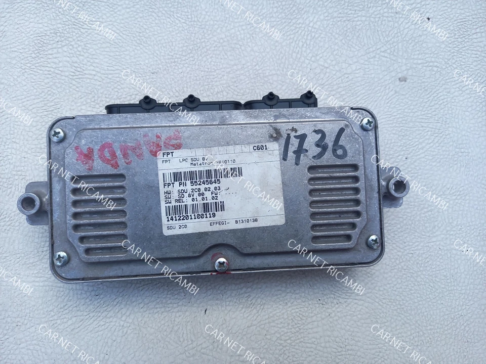 55245645 METATRON P410110 CENTRALINA MOTORE GPL LPG SDU 8V FIAT PANDA PUNTO EVO — 第 1/4 张图片