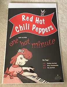 ROTE HEISSE CHILI-PAPRIKA - DEUTSCHE TOUR PROMO-POSTER - EINE HEISSE MINUTE - ORIGINAL NEUWERTIG - Bild 1 von 4