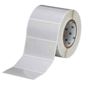 Brady THT-55-480-1 3" Kern Matt Silber Polyester mit Gummi Klebeetiketten - Bild 1 von 1