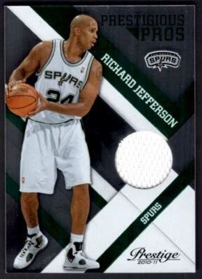 2010-11 Panini Prestige Prestigious Pros Green Richard Jefferson Swatches - Image 1 of 2
