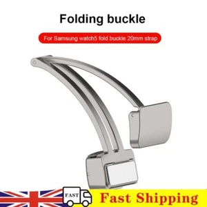 Metal Clasp Buckles Folding Strap Button for Galaxy Watch 5 (Silver) - Zdjęcie 1 z 9
