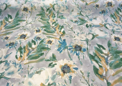 Tela de algodón floral Kelly Ripa Home Seaglass Flower Mania por yarda Foto 1 de 3