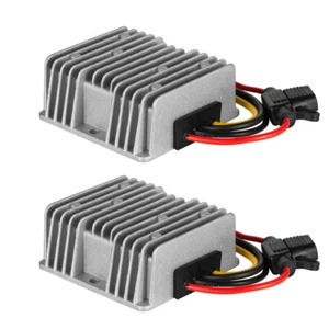 2pcs GOLF CART DC CONVERTER 10 AMP 36V 48 VOLT VOLTAGE REDUCER REGULATOR TO 12V - Picture 1 of 5