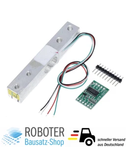 HX711 Gewichtssensor mit elektronischer Wägezelle 5kg Arduino Raspberry Pi - Bild 1 von 1