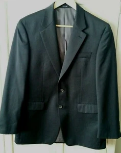 Ralph Lauren 100% Wool 40R Black Sport Coat Jacket Blazer Men's 40 Regular - Picture 1 of 17