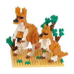 Kawada Nanoblock NBH_214 Big Kangaroo & Joey 350 Stück - Bild 1 von 2