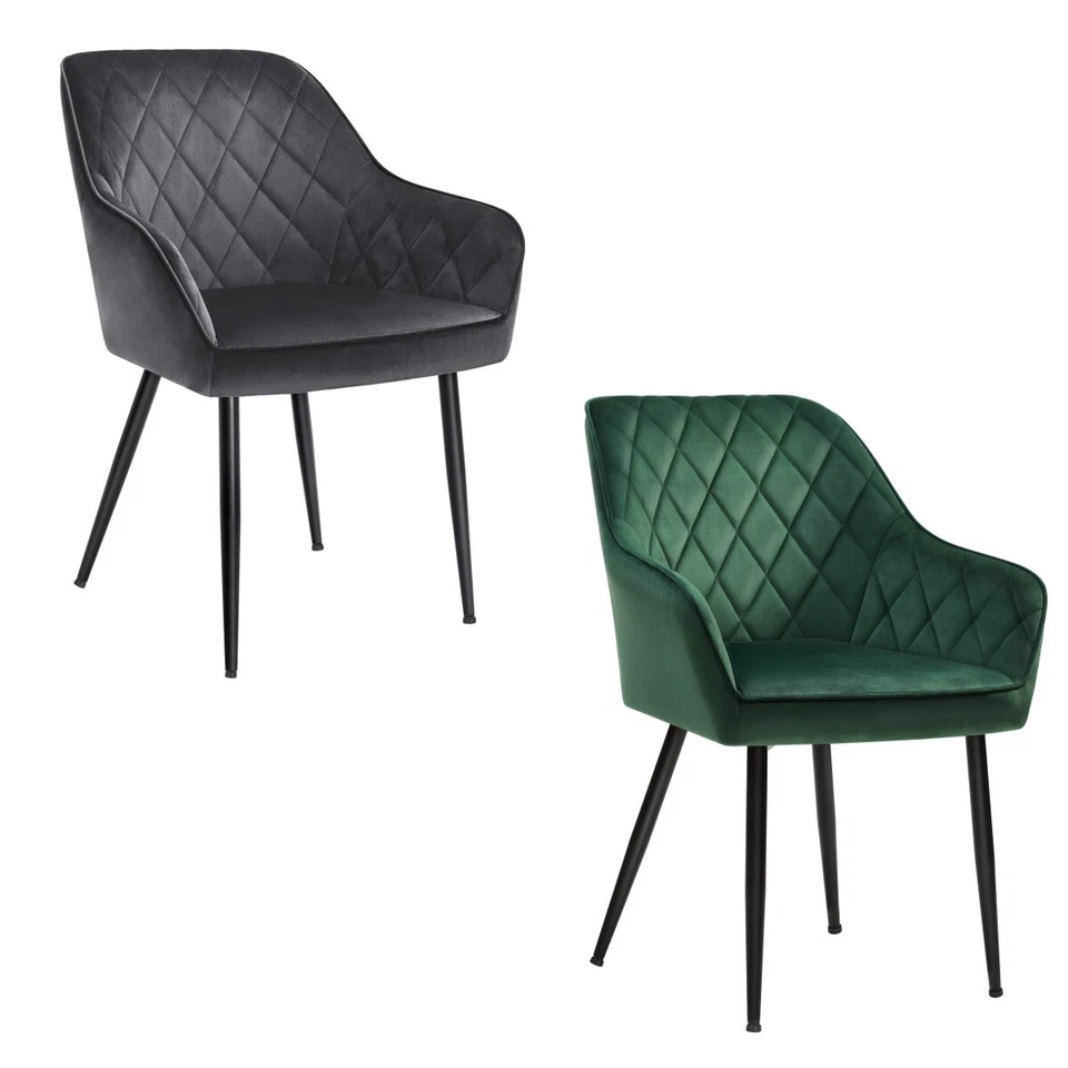 SONGMICS Esszimmerstühle Küchenstuhl Samt CDL088 - Bild 1 von 1