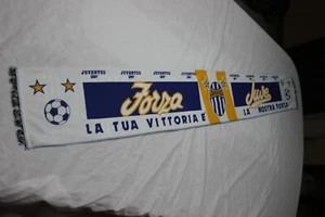 Vintage Schal Juventus Turin Aus Polyester Forza Juve - Picture 1 of 2