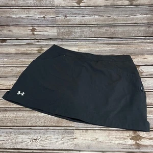 Under Armour Golf Skort Gonna Sportiva Tasche Performance Nero Taglia 2 - Foto 1 di 7