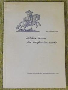 Kleines Brevier fuer Briefmarkensammler , Richard Borek , 1966 , 5. Auflage - Picture 1 of 3