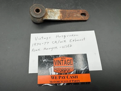 Винтажная задняя вешалка для выхлопной системы Husqvarna 1974-77 CR/WR - б/у - Изображение 1 из 4