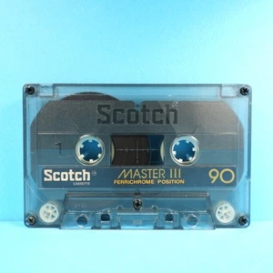 🍒 1x SCOTCH MASTER III 90 * FerroChrome * Type 3 * Cassette Kassette * 1977 - Bild 1 von 4