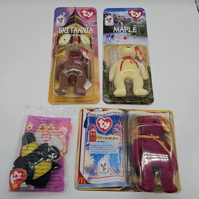 Bundle Vintage McDonalds ty Beanie Babies Bears  - Image 1 of 4