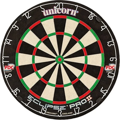 Embassy Sports Unicorn Eclipse Pro 2 Dartscheibe Kork schwarz - Bild 1 von 4
