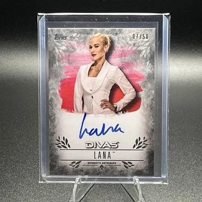 2016 Topps WWE Undisputed Silver Auto Lana SN# 07/50 - Image 1 of 2