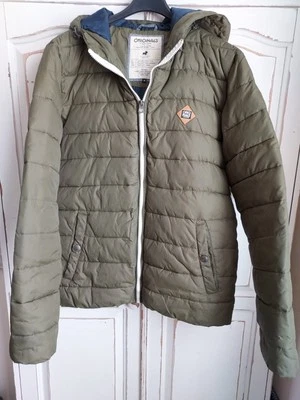 Jack & Jones Men's Green Puffer Jacket M Hooded - Image 1 of 4